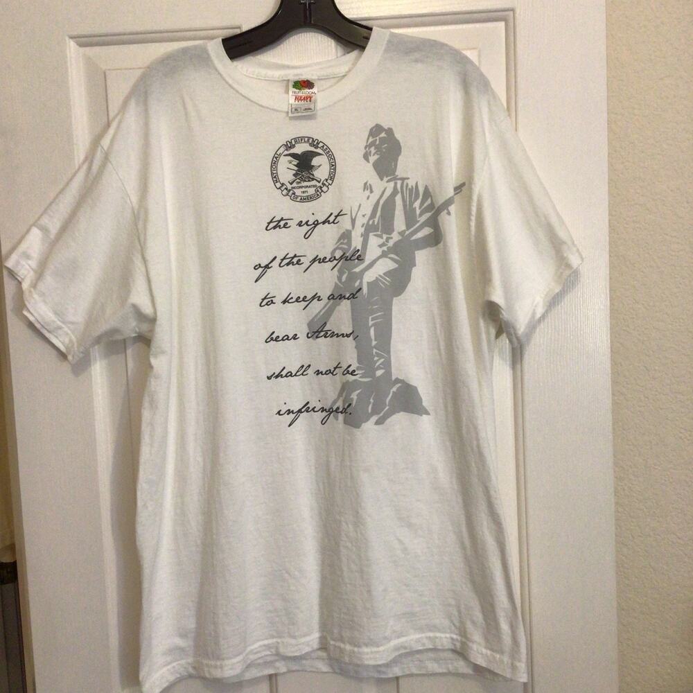 NRA 2nd Amendment Bear Arms Tshirt X-LARGE